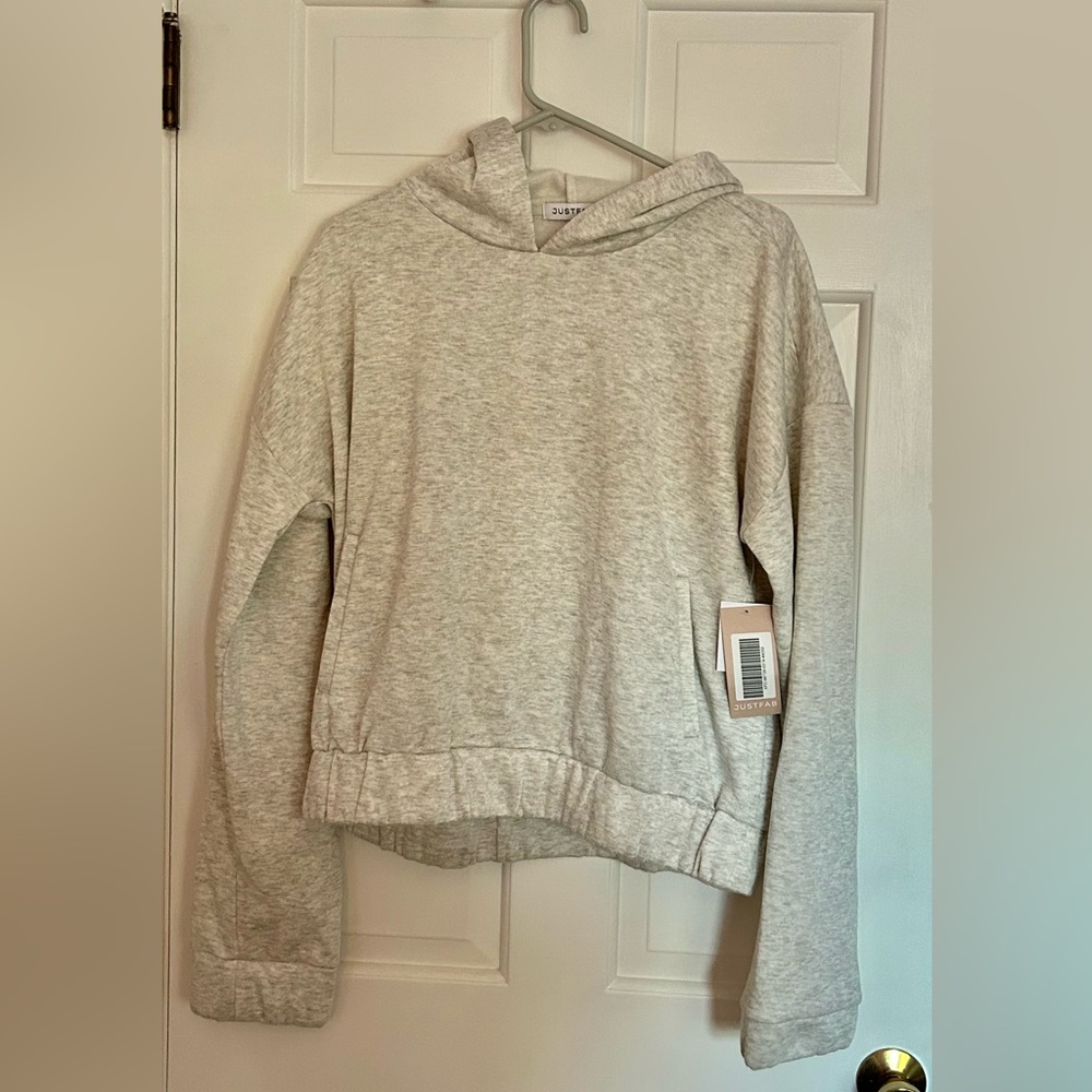JustFab Cream Women’s Hoodie XL